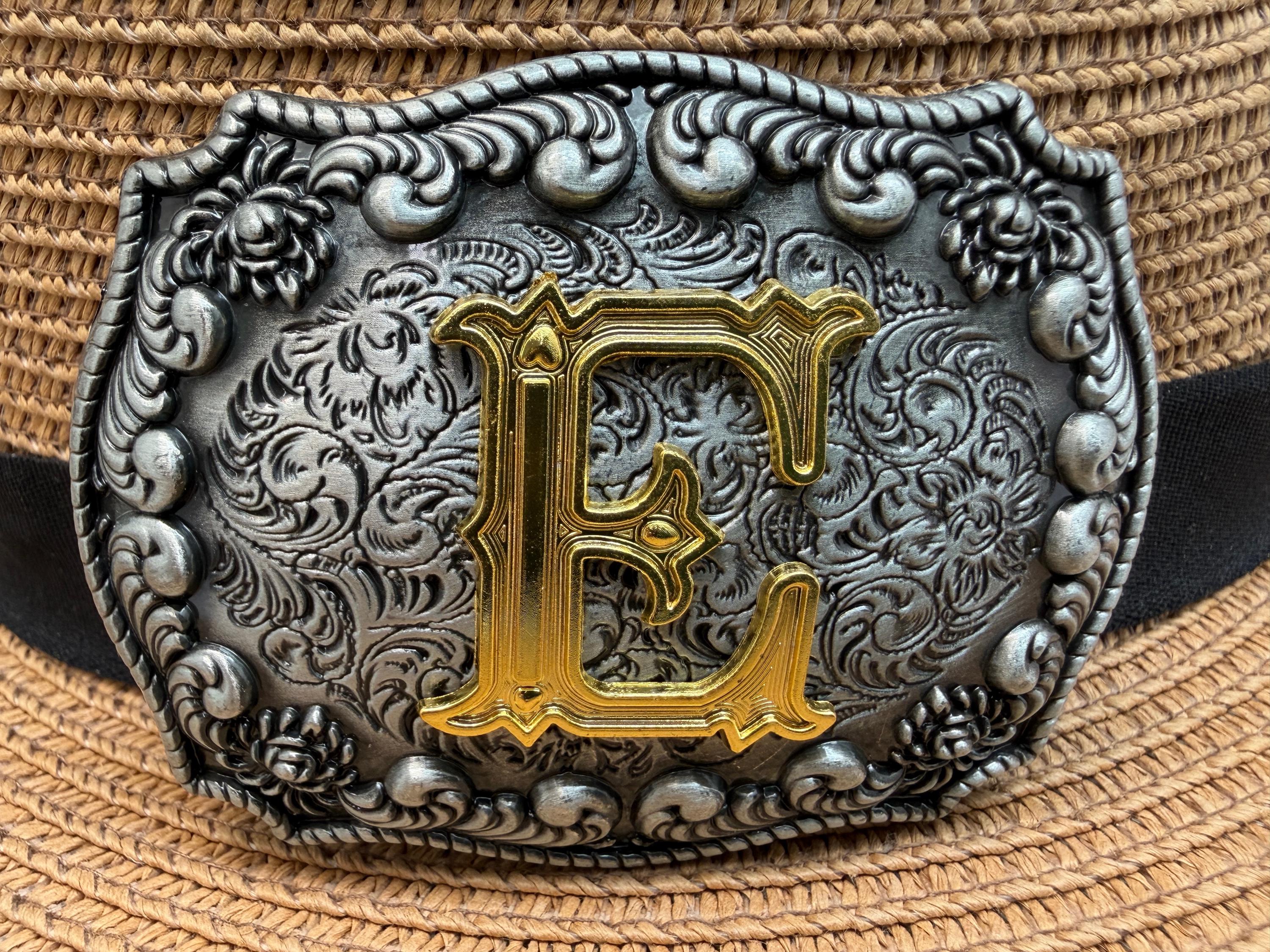 Vintage Monogram Belt Buckle \
