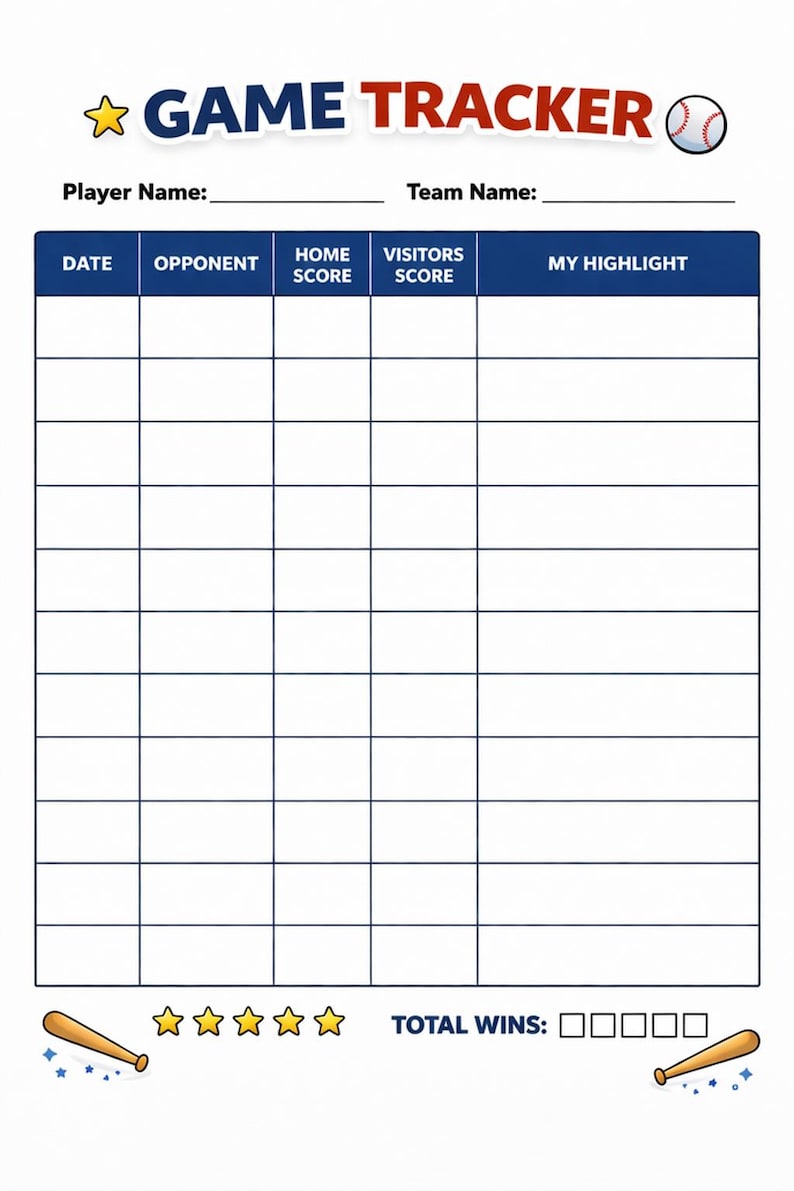 Baseball Activity Pack for Kids | Sports Printable Bundle, Design Your ...