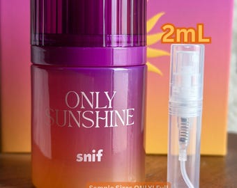 Snif x Mikayla Only Sunshine Perfume Sample, Mango Tropical Fragrance (2ml)