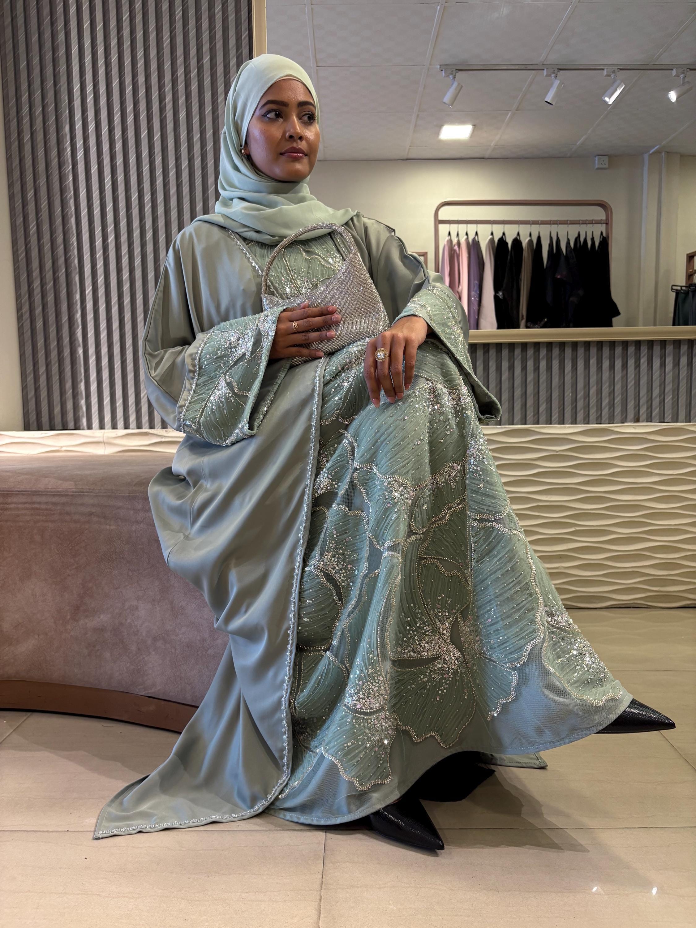 Mint Green Abaya - Etsy