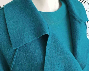 BOILED WOOL knit in vibrant colors | 100% wool
