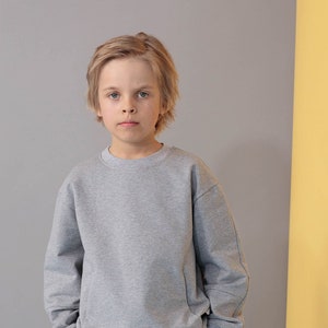 MÉLANGE brushed sweatshirt knit