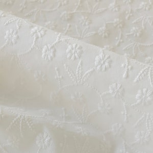 ZITA | embroidered cotton voile