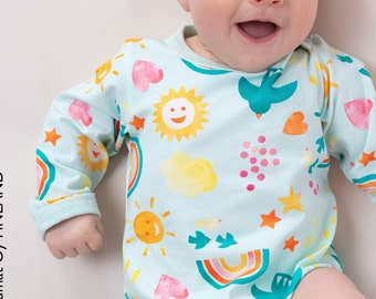 HAPPY SUMMER Bedruckte Baumwolle Single Jersey | OTTOBRE Design® 1/2021