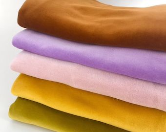 Punto de terciopelo de ALGODÓN ORGÁNICO / Nuevos colores
