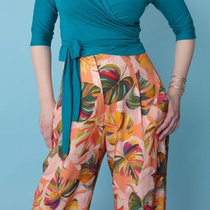 OASIS printed viscose fabric | Last piece!