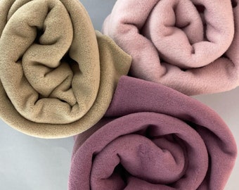 Polaire TOUT EN COTON Polaire 100 % pur coton | doux et respectueux de l'environnement |  Certifié OEKOTEX 100