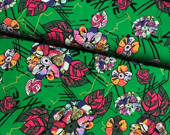 FLOWER JAZZ woven viscose fabric | Lenzing EcoVero viscose fibers