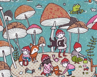 FAIRY TALE world organic cotton jersey | OTTOBRE design® | cute high-quality organic cotton jersey