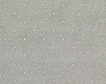 Viscose lurex jersey with dots