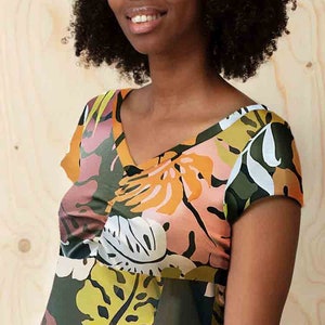 MONSTERA viscose  jersey