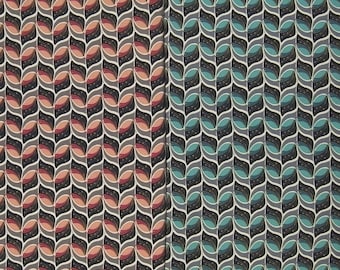 Sale: RETRO LEAVES 2 m viscose jersey | OTTOBRE design® | quality viscose jersey made in Eu