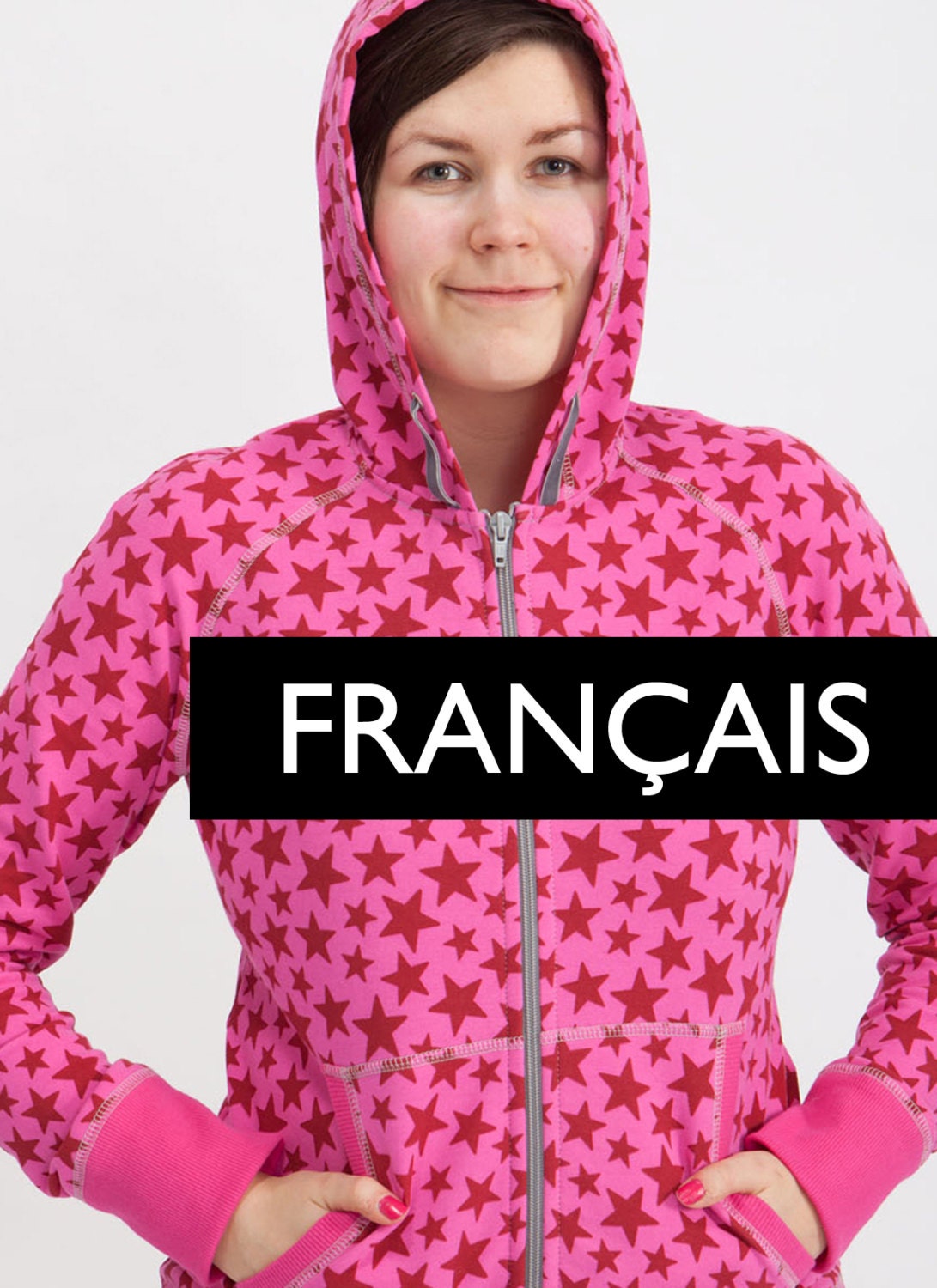 E-patron FRANÇAIS : Gilet à Capuche Pour Femme Tailles | Etsy Australia