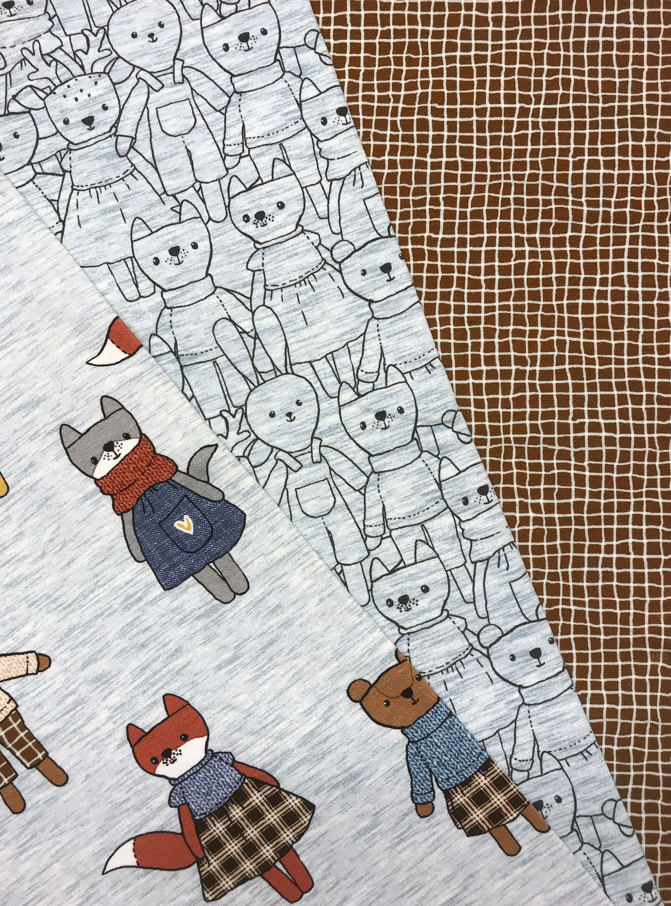 SWEATER WEATHER cotton sweatshirt knit
