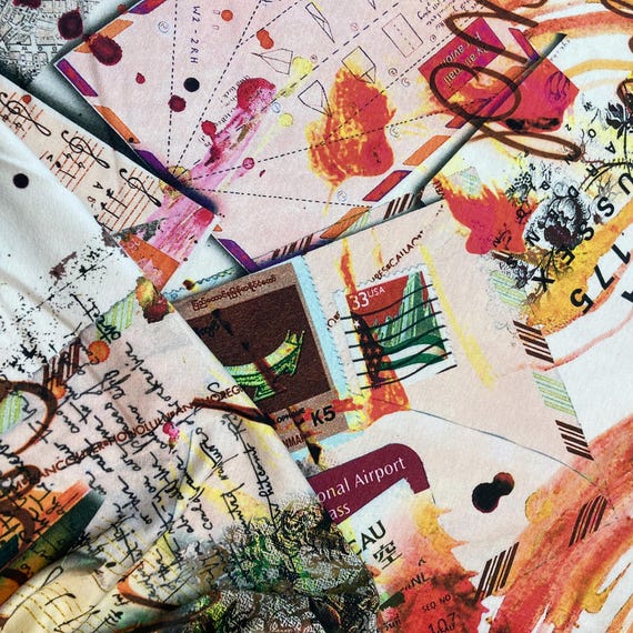 HOLIDAY LETTERS viscose jersey | stunning printed viscose jersey | OTTOBRE design® |  Oeko-Tex Standard 100 certified