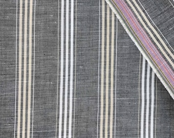 STRIPED LYOCELL LINEN blend | lightweight shirting | woven fabric