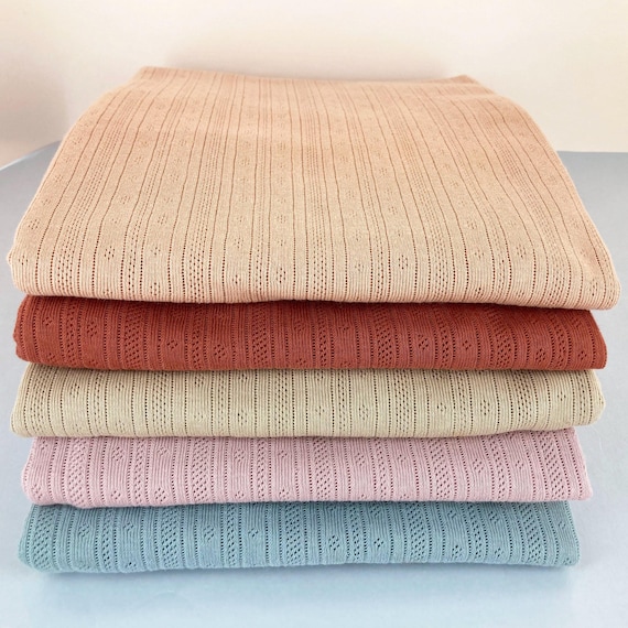 LINA POINTELLE soft jersey knit | 5 soft colors | 100% COTTON