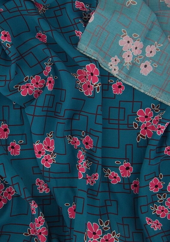 Fleur De Cerisier Viscose Fabric