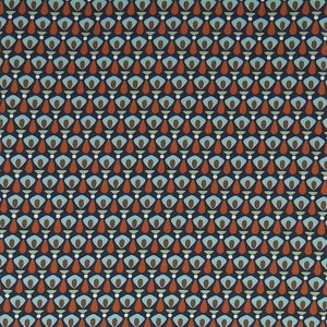 RETRO PRINT woven cotton satin | stretchy fabric for your pants, skirt  or jacket