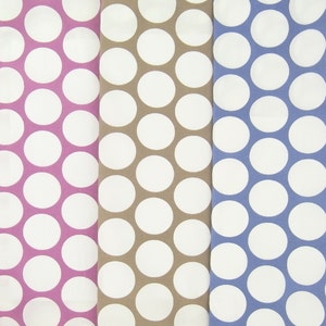 DOTS printed cotton poplin in two colors