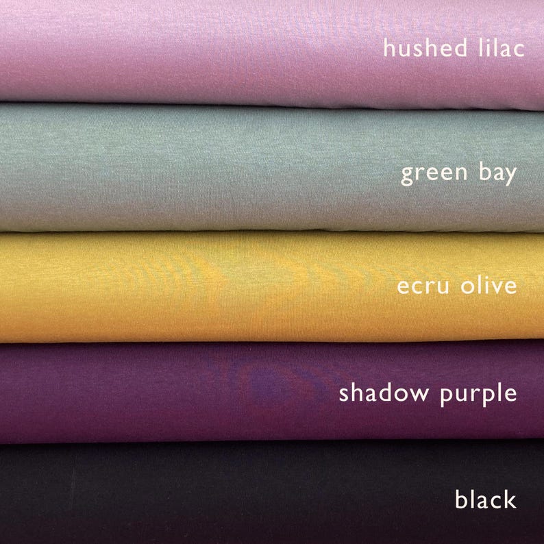 BAMBOO BASIC bambuviskos-bomullsinterlockstickad | 5 livfulla färger | OTTOBRE design® bild 7