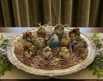 Handcrafted Ceramic Eggs