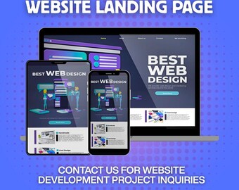Website / Landing Page - Mobile Friendly Website