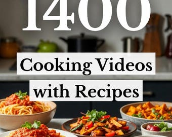 1400 kookvideo's (met recepten) + bonus