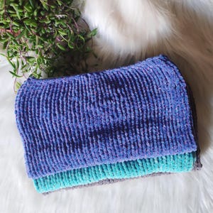 Velvet balaclava, velvet knit neck warmer, knit cowl, soft knit neckwarmer, velvet scarf, knit neckwarmer, deluxesoft cowl, women knit cowl