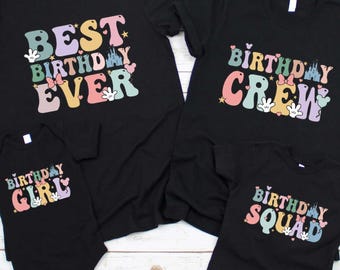 Disney Geburtstag passendes Shirt, Disneyland Geburtstagsparty-Sweatshirt, Geburtstagskind-Shirt, Geburtstagskind-T-Shirt, Disneyworld-Geburtstags-Reise-T-Shirt