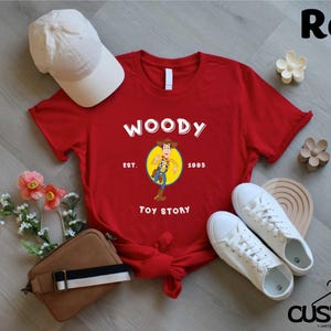 Disney Toy Story Characters Shirt, Disneyland Toy Story Family Matching T-shirt, Disney Woody Buzz Woody Jessie Slinky Aliens Rex Sweatshirt image 3