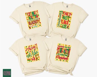 Camiseta Juneteenth 1865, camiseta del Mes de la Historia Negra, camiseta gráfica del Día de la Libertad de Comfort Colors, top del orgullo afroamericano, sudadera Free-ish