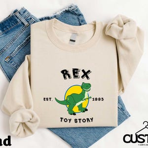 Disney Toy Story Characters Shirt, Disneyland Toy Story Family Matching T-shirt, Disney Woody Buzz Woody Jessie Slinky Aliens Rex Sweatshirt image 2