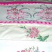 4 VINTAGE Pillow Cases - Crochet Trim and Embroidery- quality 100% cotton fabric- fine condition