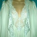 Marvelous 2 Pc Mint Green Vintage Olga full sweep Nightgown & Robe Set**Small**Rare Excellent Condition