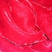 2 yd Piece of RARE True Red Vintage silk Velvet- 46" wide
