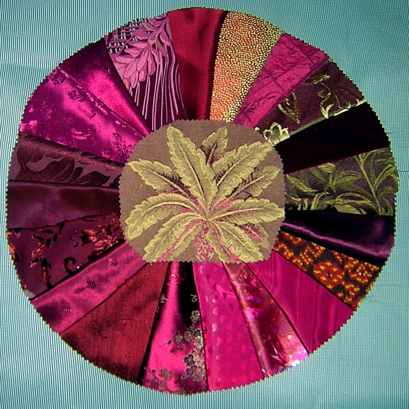 Burgundy Fabric Pieces - Etsy