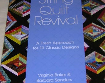 Quilt Book- String Quilt Revival -a Fresh Approach to Classic Designs including DVD by Nancy Zieman