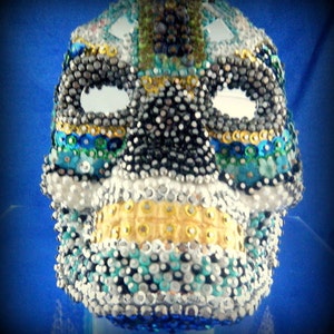 Skull, Skull Art, Mosaic Skull, Day of the Dead, Sugar Skull, Dia de Muerte image 3