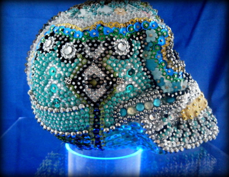 Skull, Skull Art, Mosaic Skull, Day of the Dead, Sugar Skull, Dia de Muerte image 1