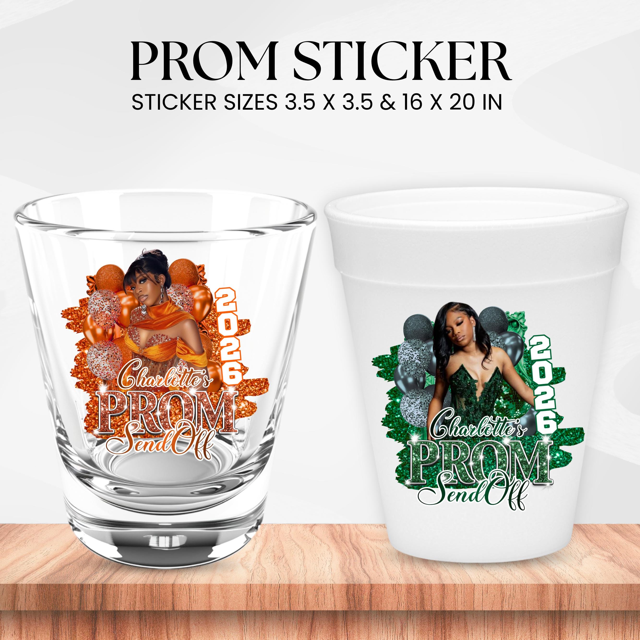 Prom Sticker Shock Prom Sticker Bundle, Prom Send off T-shirt Design, Class of 2026 PNG ...