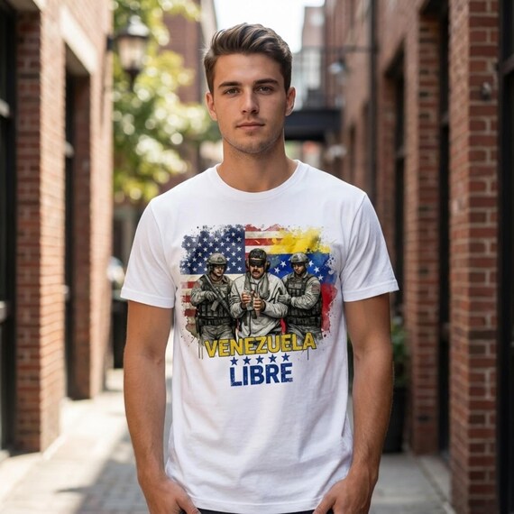 Maduro Captured 2026 PNG: Venezuela Libre Captured Live Maduro T-Shirt Design, Venezuelan Freedom (Digital Download)