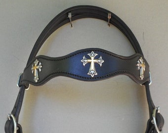 Endearing Cross Concho Headstall