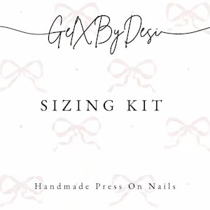 Press On Nail Sizing Kit, Find Your Size, PressOn Size Chart Tester