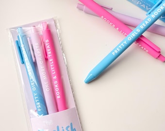 Bookish Jotter Pen Set | Books & Treats | Bookish Essentials