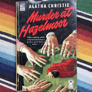 Agatha Christia Murder at Hazelmoor Dell Mapback Mystery