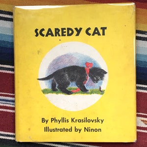 Scaredy Cat First Edition Phyllis Krasilovsky image 1