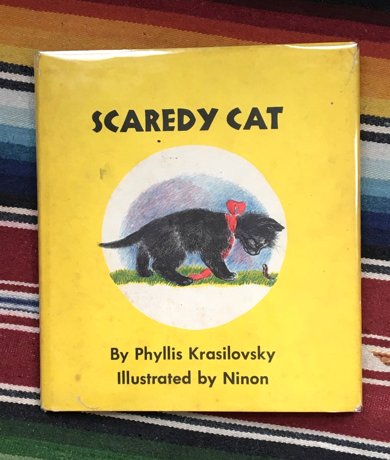 Scaredy Cat First Edition Phyllis Krasilovsky image 1