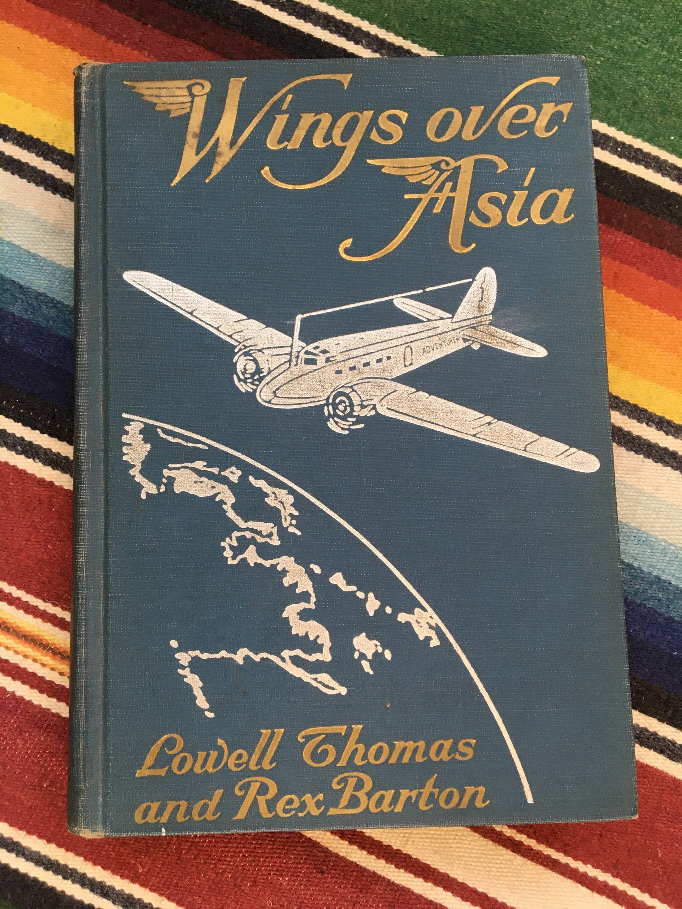 Wings Over Asia Lowell Thomas 1937 Etsy