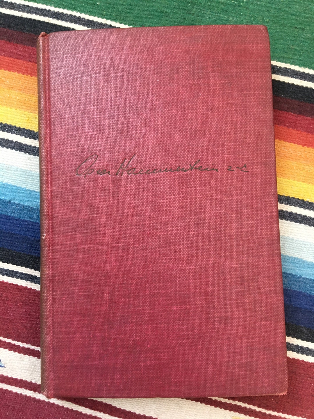 Signed Oscar Hammerstein Lyrics Etsy